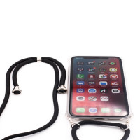 Evelatus Aizmugurējais vāciņš Evelatus Apple iPhone 11 Pro Silicone Transparent with Necklace TPU Strap Transparent