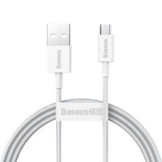 Baseus Kabelis Baseus  Baseus Superior cable USB - micro USB for fast charging 2A 1m white (CAMYS-02)