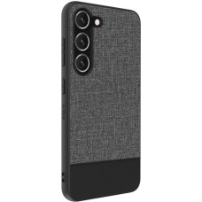 Ilike Aizmugurējais vāciņš iLike Samsung Galaxy S23 Plastic Leather Back Cover Gray