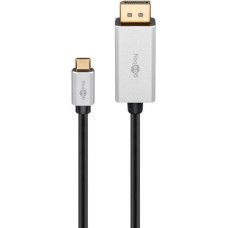 Goobay Rūteris Goobay  USB-C to DisplayPort Adapter Cable 	60176 2 m, Silver/Black, DisplayPort, Type-C