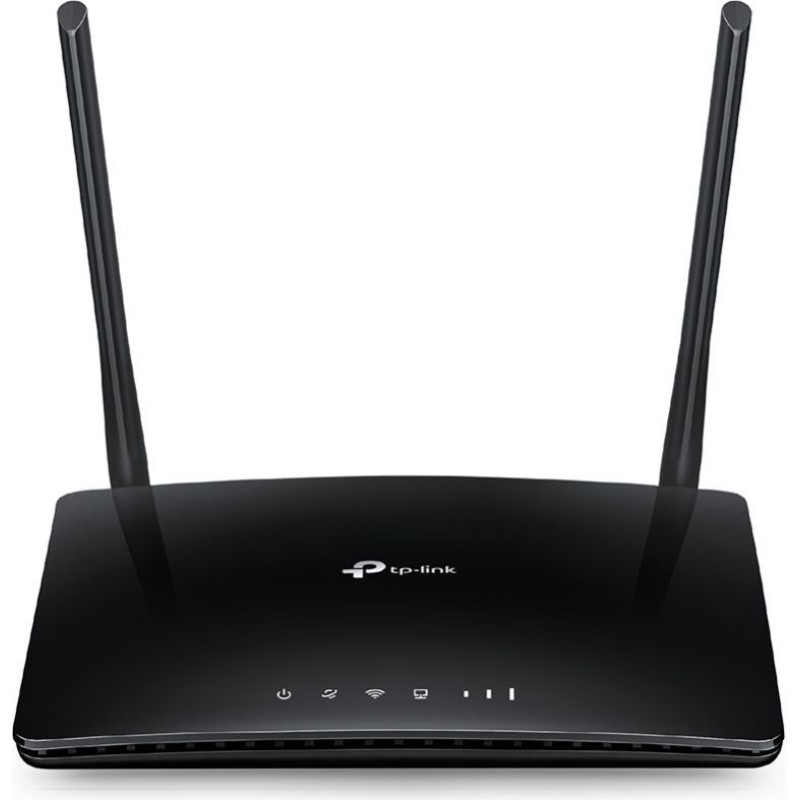 Tp-Link Rūteris TP-Link  4G LTE Router TL-MR6400 802.11n, 300 Mbit/s, 10/100 Mbit/s, Ethernet LAN (RJ-45) ports 3, 4G, Antenna type 2xExternal, LTE cat 4