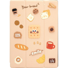 Ilike Maciņš grāmata iLike  iPad 10.2 / 10.5 Tablet Case Design Beige