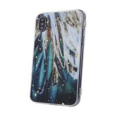 Ilike Aizmugurējais vāciņš iLike Samsung Gold Glam case for Samsung Galaxy A14 4G / A14 5G feathers