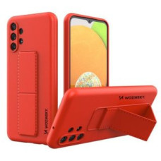 Wozinsky Aizmugurējais vāciņš Wozinsky Samsung Galaxy A13 5G Kickstand Case Silicone Stand Cover Red