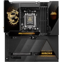 MSI Pamatplate Intel procesorsiem MSI  MEG X870E GODLIKE | Processor family AMD | Processor socket AM5 | Supported hard disk drive interfaces SATA, M.2 | Number of SATA connectors 4