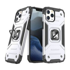 Wozinsky Aizmugurējais vāciņš Wozinsky Apple iPhone 13 Pro Max Ring Armor Case Kickstand Tough Rugged Cover Silver