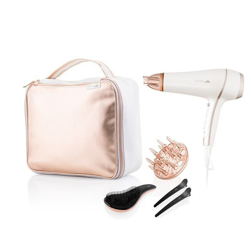 ETA Veselības aizsardzība ETA  Hair Dryer 732090010 Fenite gift set 2400 W, Number of temperature settings 3, Ionic function, Diffuser nozzle, White/Pink
