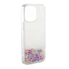 Ilike Aizmugurējais vāciņš iLike Apple iPhone 11 Silicone Case Water Glitter Rainbow