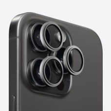 Evelatus Aizsargstikls Evelatus Apple iPhone 15 Pro / 15 Pro Max Camera Lens Protector Armor Black Titanium