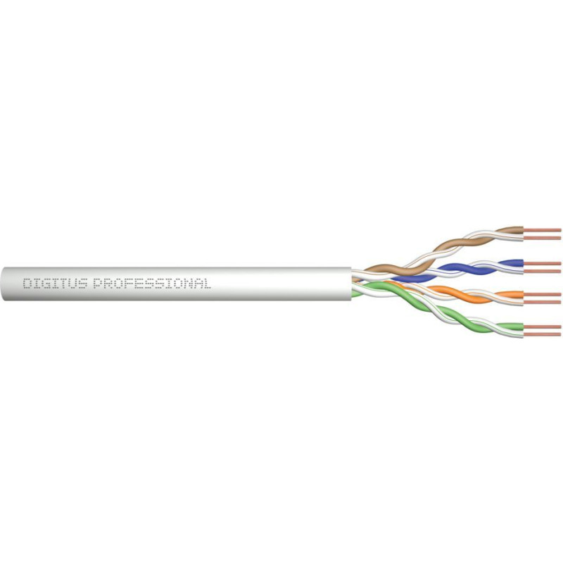 Digitus Kabelis Digitus  Installation Cable CAT 6 U-UTP, 250 MHz Eca, AWG 23/1, 305 m, Drum