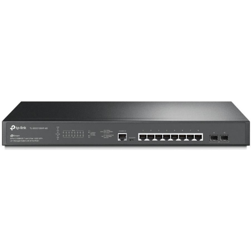 Tp-Link Nevadāms centrmezgls TP-Link  Switch||TL-SG3210XHP-M2|Type L2+|Rack|2xSFP+|1xConsole|1|PoE+ ports 8|TL-SG3210XHP-M2