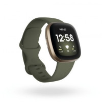 Fitbit Viedpulksteni Fitbit  Versa 3 Smart watch Soft Gold Aluminum Olive