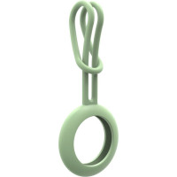 Ilike Smart tag aksesuārs iLike  AirTag Silicone Keychain Loop Case Green