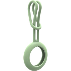 Ilike Smart tag aksesuārs iLike  AirTag Silicone Keychain Loop Case Green