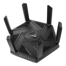 Asus Rūteris Asus  Wifi 6 802.11ax Tri-band Gigabit Gaming Router RT-AXE7800 802.11ax, 10/100/1000 Mbit/s, Ethernet LAN (RJ-45) ports 4, Antenna type External, Black