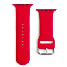 Ilike Siksniņa iLike  Strap APS Silicone Watch Band Ultra / 8/7/6/5/4/3/2 / SE (49/45/44 / 42mm) Strap Watchband Red