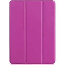 Ilike Maciņš grāmata iLike  iPad 10.9 10t Gen Tri-Fold Eco-Leather Stand Case Purple