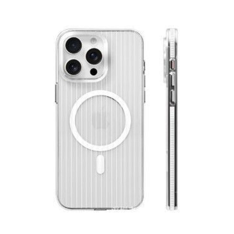 Evelatus Aizmugurējais vāciņš Evelatus Apple iPhone 16 Pro Max Suitcase MagSafe Case Transparent White