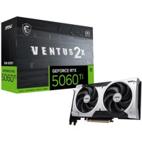 MSI Grafiskās karte / Video kartes MSI  Graphics Card||NVIDIA GeForce RTX 5060 Ti|8 GB|GDDR7|128 bit|PCIE 5.0 16x|Dual Slot Fansink|1xHDMI|3xDisplayPort|5060TI8GVENTUS2XOCPL