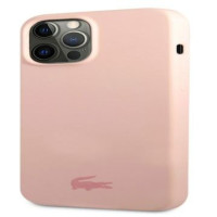 Lacoste Aizmugurējais vāciņš Lacoste Apple iPhone 13 Pro Liquid Silicone Glossy Printing Logo Case Pink