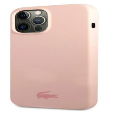 Lacoste Aizmugurējais vāciņš Lacoste Apple iPhone 13 Pro Liquid Silicone Glossy Printing Logo Case Pink