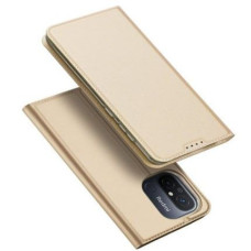 Dux Ducis Atveramie maciņi Dux Ducis Xiaomi Redmi 12C / Poco C55 / Cover Flip Card Wallet Stand case Gold