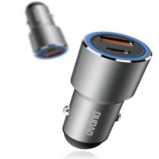 Dudao Auto lādētāji Dudao  USB / USB Car Charger Type C Power Delivery Quick Charge 22.5 W Gray