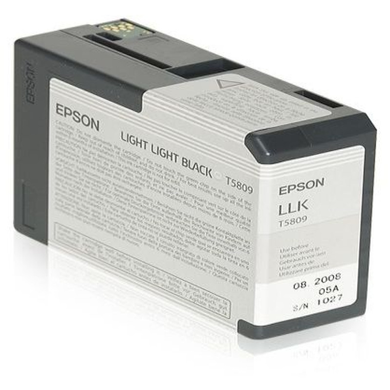 Epson Aksesuāri un izejmateriāli EPSON  ink cartridge light light black for Stylus PRO 3800, 80ml