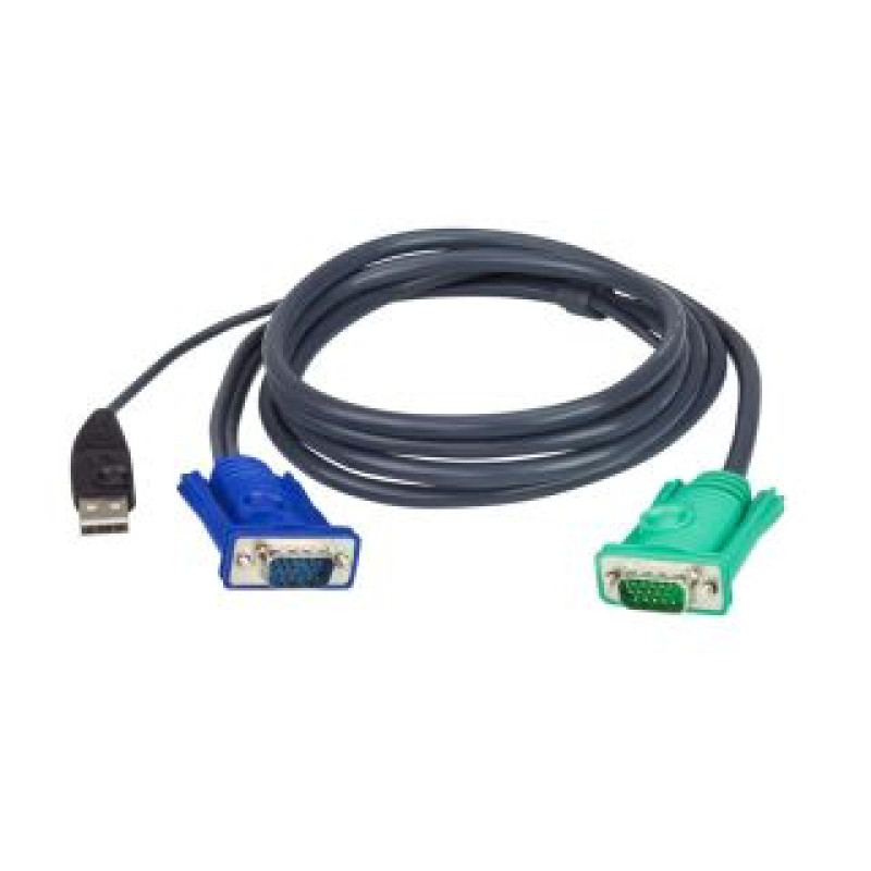 Aten Serveru  - Citi piederumi Aten  5M USB KVM Cable with 3 in 1 SPHD 2L-5205U