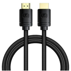 Baseus Kabelis Baseus  High Definition Series HDMI 8K to HDMI 8K Adapter Cable 1.5m Black