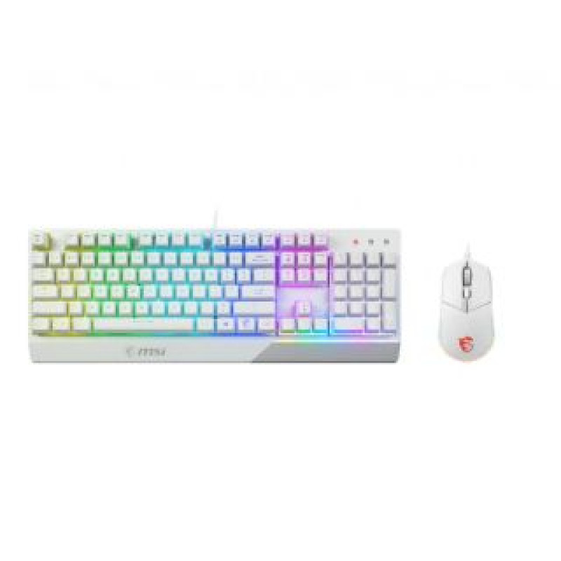 MSI Datora tastatūra MSI  KEYBOARD +MOUSE/VIGOR GK30 COMBO WHITE US