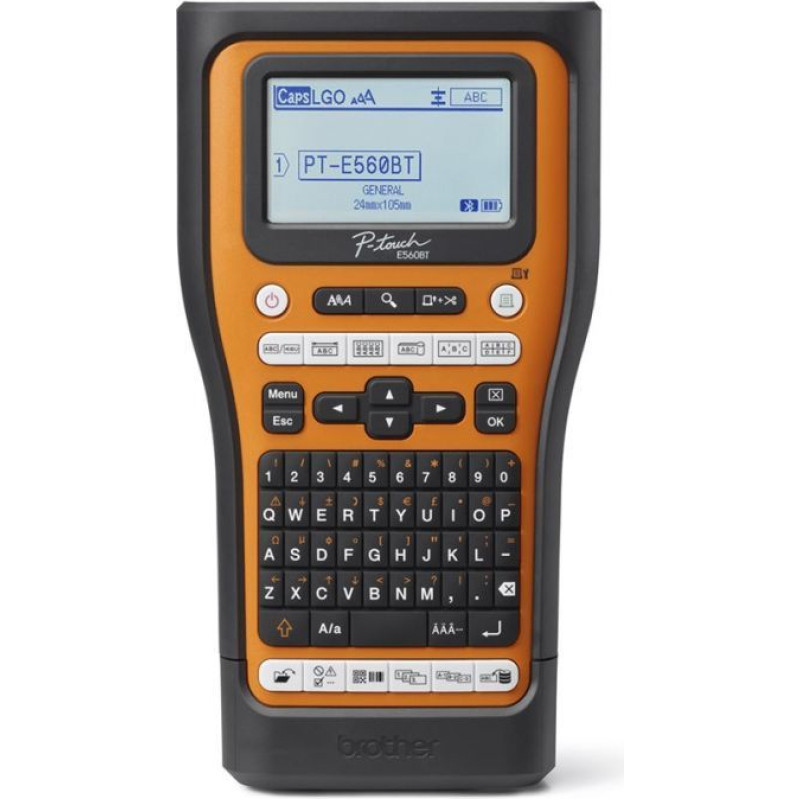 Brother Printers Brother  PT-E560BTVP | Thermal | Label Printer | Maximum ISO A-series paper size Other | Orange / Black