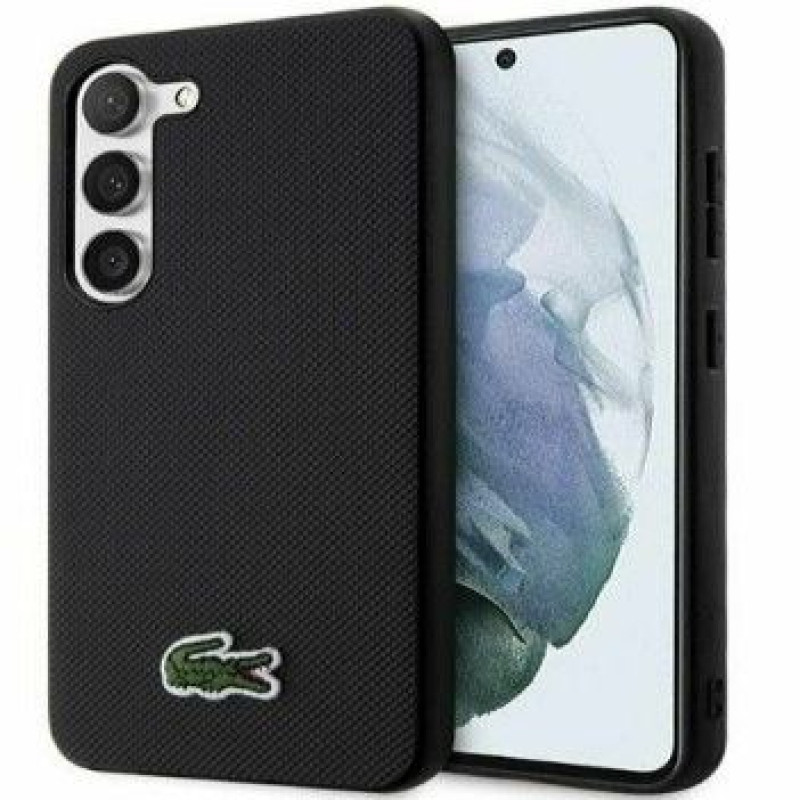 Lacoste Aizmugurējais vāciņš Lacoste Samsung Galaxy S24 Hardcase Iconic Petit Pique MagSafe Black
