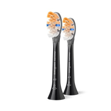 Philips Zobu birste Philips  Replacement brush heads | HX9092/88 Sonicare Premium All-in-One | Heads | For adults | Number of brush heads included 2 | Black