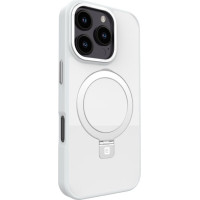 Evelatus Aizmugurējais vāciņš Evelatus Apple iPhone 16 Pro Max Shield Case Magsafe&Stand Matte Silver