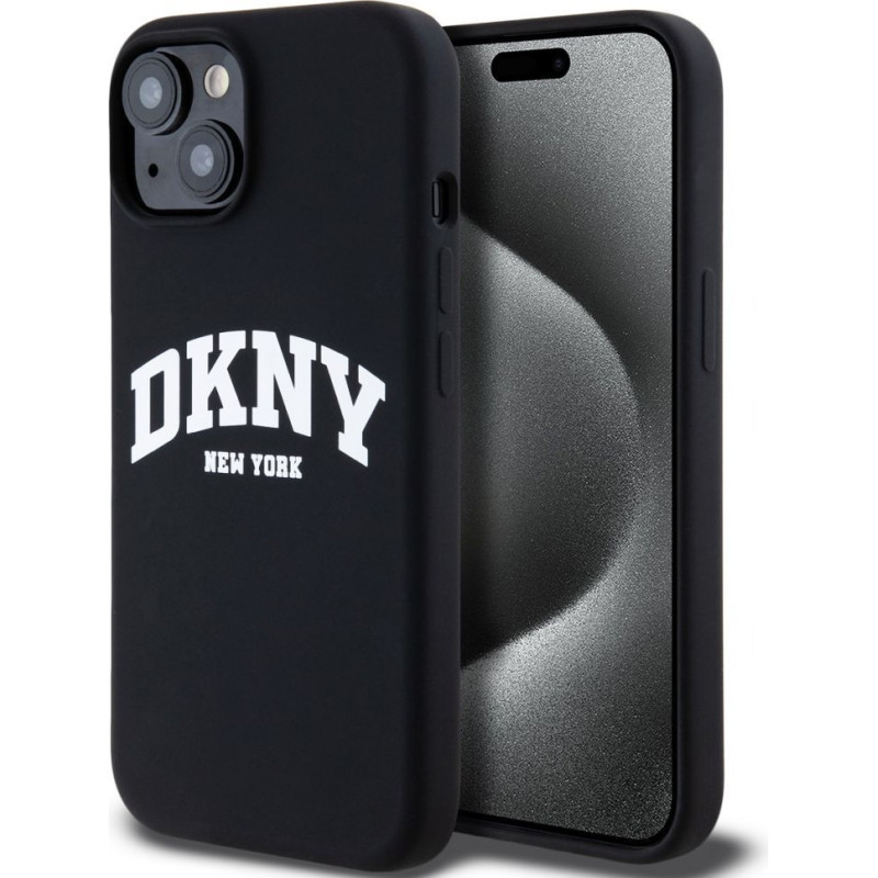 Dkny Aizmugurējais vāciņš DKNY Apple DKNY Liquid Silicone Arch Logo MagSafe Case for iPhone 13 Black