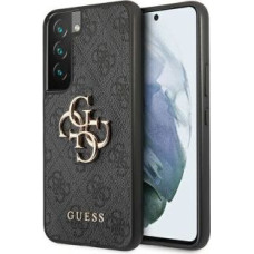 Guess Aizmugurējais vāciņš Guess  Guess GUHCS22S4GMGGR S901 S22 szary/grey hardcase 4G Big Metal Logo