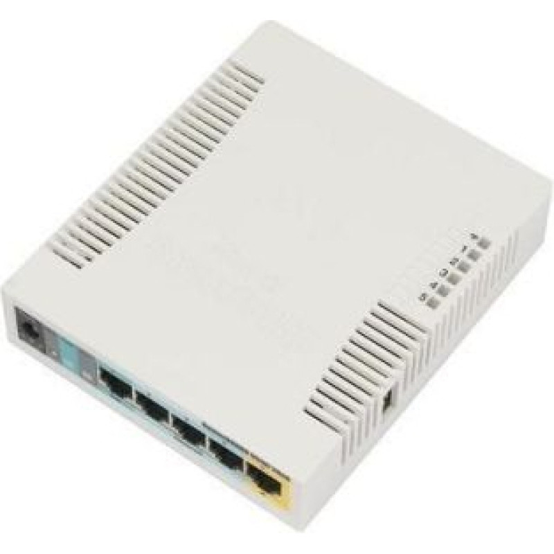 Mikrotik Rūteris Mikrotik  Access Point||IEEE 802.11b|IEEE 802.11g|IEEE 802.11n|1xUSB 2.0|5x10/100M|RB951UI-2HND