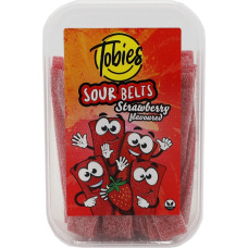 TOBIES Strawberry Belts želejas konfektes 200g