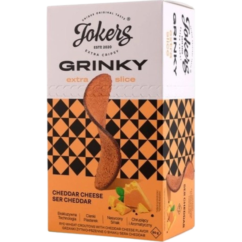 JOKERS GRINKY grauzdiņi ar čedara siera garšu 90g
