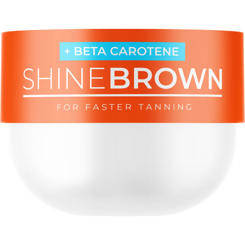SHINE BROWN iedegumu pastiprinošs krēms ar beta karotīnu 200ml
