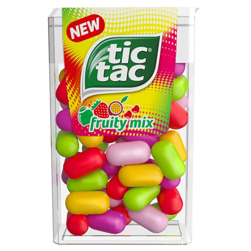 Tic Tac dražejas ar augļu garšu 18g