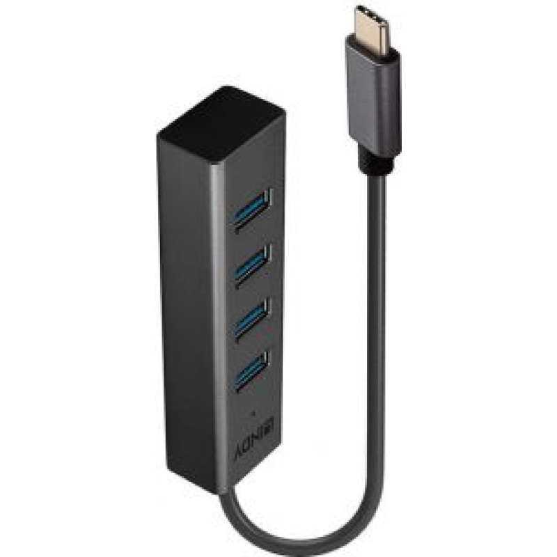Lindy Parveidotājs LINDY  I/O HUB USB-C 4PORT/43325
