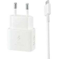 Samsung Adapteris Samsung  Ład. siec. Samsung EP-T2510XW 25W Fast Charge + kabel USB-C/USB-C biały/white