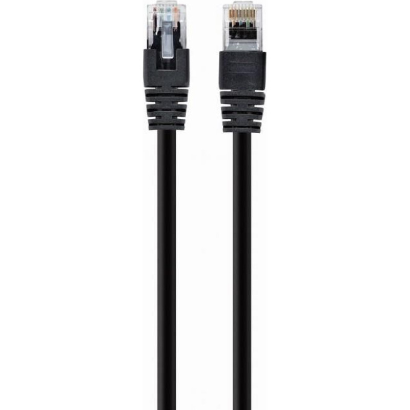 Gembird Nevadāms centrmezgls Gembird  PATCH CABLE CAT5E UTP 7.5M/BLACK PP12-7.5M/BK