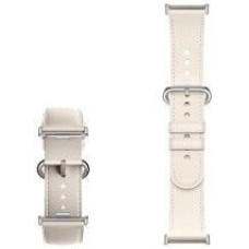 Xiaomi Siksniņa Xiaomi  Leather Strap Cream white