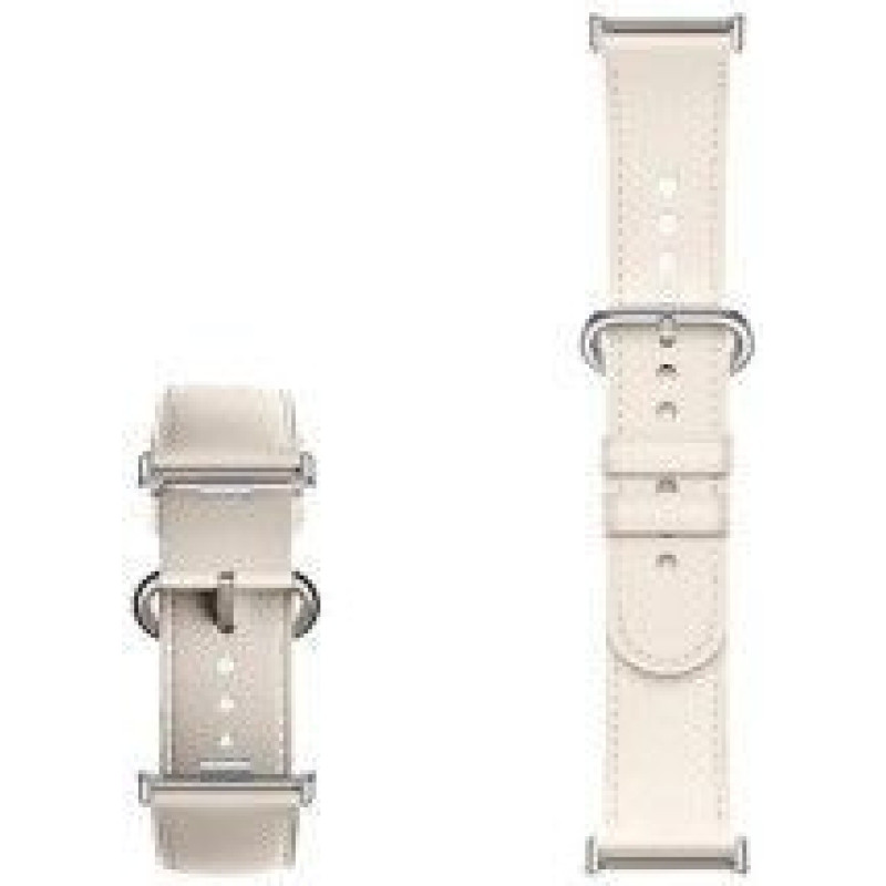 Xiaomi Siksniņa Xiaomi  Leather Strap Cream white