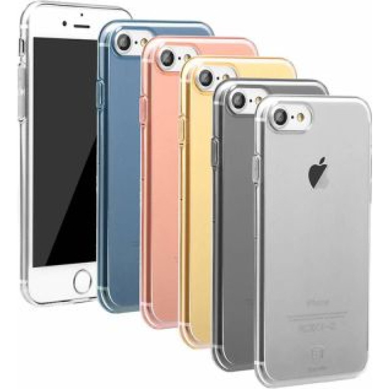 Baseus Aizmugurējais vāciņš Baseus Apple Simple  Series Case For iPhone7 ARAPIPH7-A03 Transparent Blue