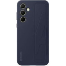 Samsung Aizmugurējais vāciņš Samsung - EF-GA556TBE Samsung Standing Grip Cover for Galaxy A55 5G Black