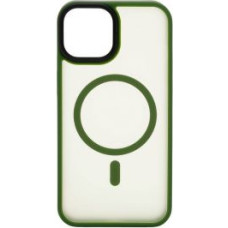 Connect Aizmugurējais vāciņš Connect Apple iPhone 15 Hybrid Case With Magnetic PC+TPU Green